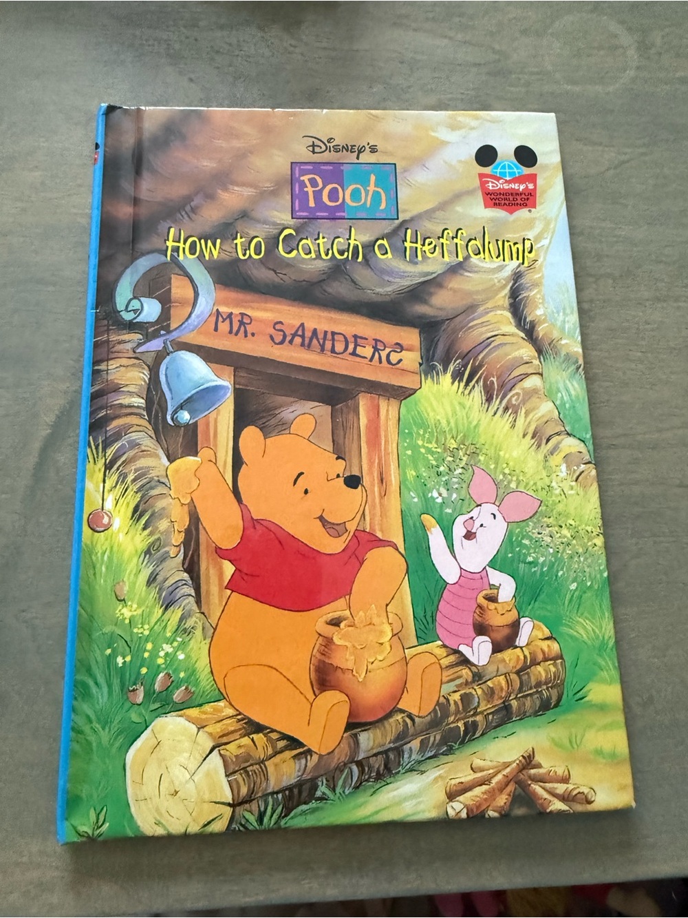 Disney Pooh How to Catch a Heffalump Hardcover - Yellow & Red